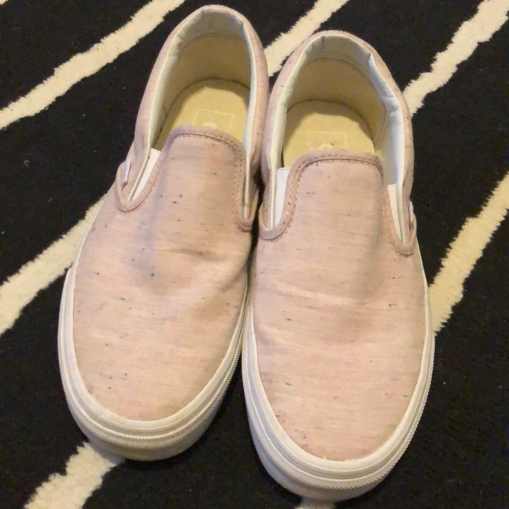 Light Pink Slip-On Vans